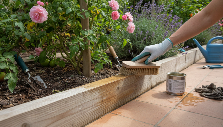 Bordures en bois pour jardin : guide complet 2026 : Entretien et durée de vie des bordures bois