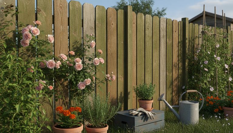 Clôture en bois pour jardin : prix au m² en 2026 : Clôture bois pas cher : panneaux, autoclave et solutions économiques