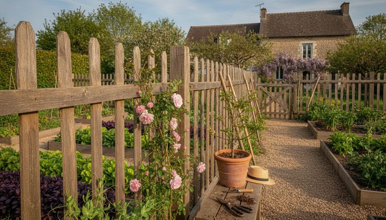 Clôture en bois pour jardin : prix au m² en 2026