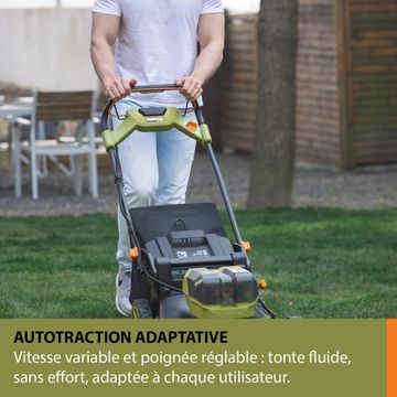Worx EJ741E Essential — Tondeuse sur batterie autotractée : prix 2026 et modèles